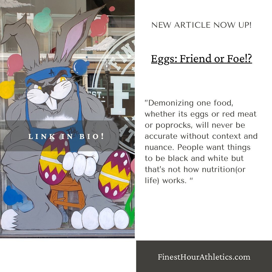 EGGS!!! 
New article now up in the “Stay Ready” section of the site!